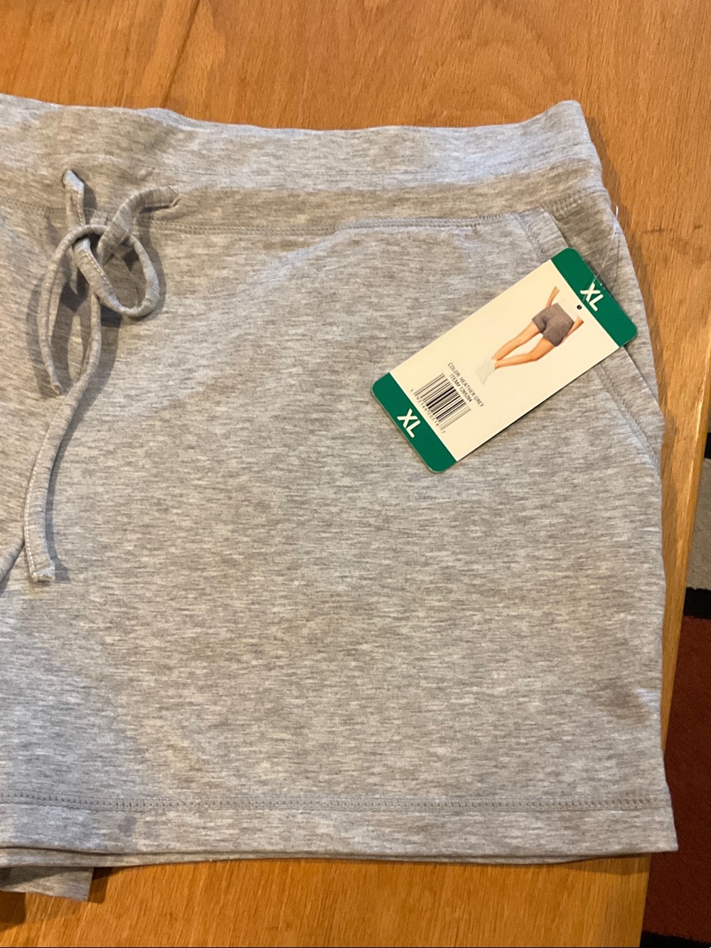 NWT Lot of 3 casual drawstring Pull-On Shorts  different shades of grey - Picture 7 of 10